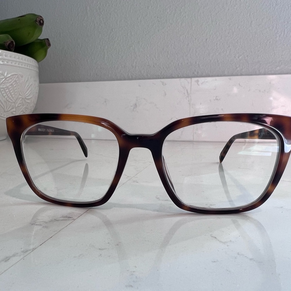 Warby Parker Hughes LG Eye Glasses tortoise
